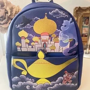 Loungefly | Bags | Loungefly Blue And Yellow Castle Series 